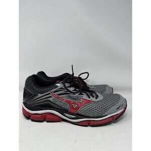 Mizuno Wave Enigma 6 Men US 12.5 Black Red Silver White Sneakers J1GC160262